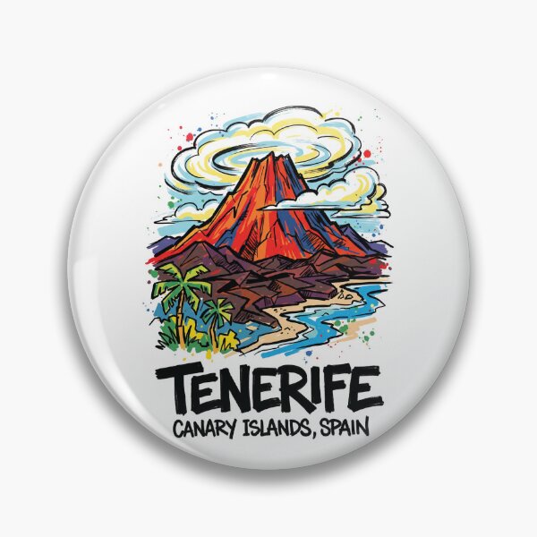 Item preview, Tenerife Mount Teide Canary Islands Art designed and sold by Merch by Das Design Studio.