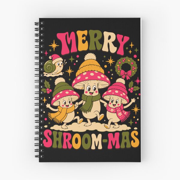 Item preview, Alternative Title: Retro Cottagecore Mushroom Christmas Merry Shroommas designed and sold by Design Vibras.