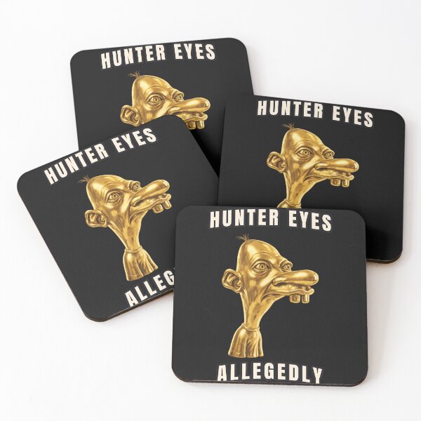 Item preview, Hunter Eyes Allegedly Letterkenny Shoresy Quote Humor Fan designed and sold by BrockmeyeSB.