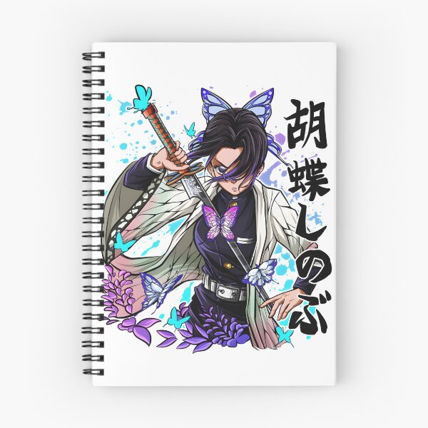 Item preview, Shinobu Kocho Inspired Anime Character Art with Butterfly Motif designed and sold by mcmoofly.