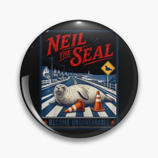 Item preview, Neil The Seal Become Ungovernable Marine Animal Lover designed and sold by BrockmeyeSB.