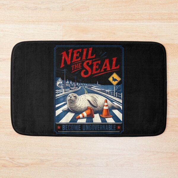 Item preview, Neil The Seal Become Ungovernable Marine Animal Lover designed and sold by BrockmeyeSB.