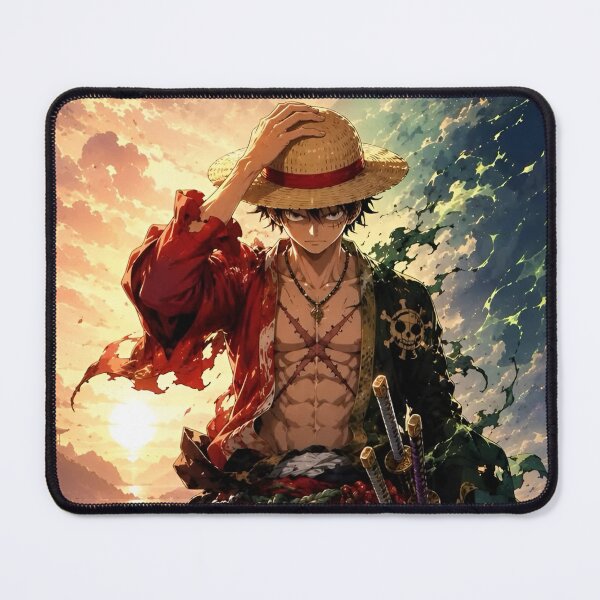 Item preview, Original Straw Hat Pirate Warrior Ocean Sunset Anime Art designed and sold by Dyan4.