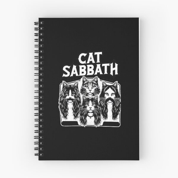 Item preview, Cat Sabbath Heavy Metal Feline Parody designed and sold by CHELSEONZALEZ.