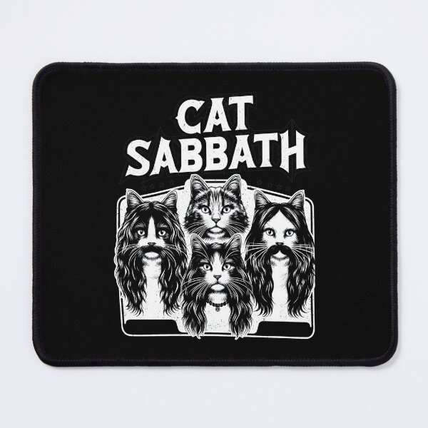 Item preview, Cat Sabbath Heavy Metal Feline Parody designed and sold by CHELSEONZALEZ.