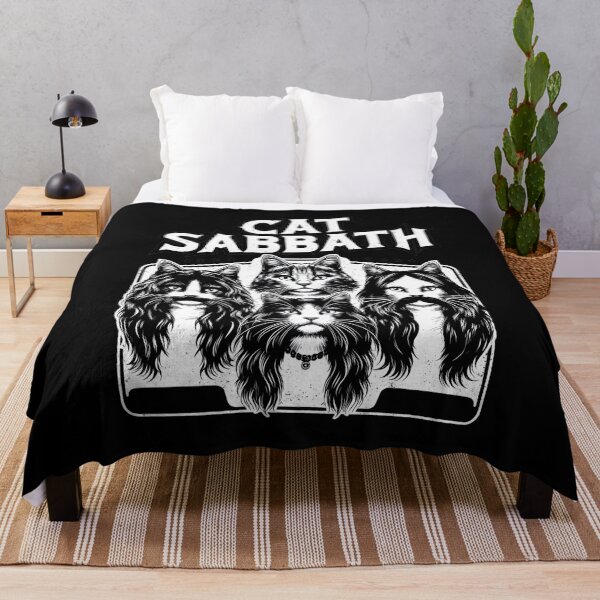 Item preview, Cat Sabbath Heavy Metal Feline Parody designed and sold by CHELSEONZALEZ.