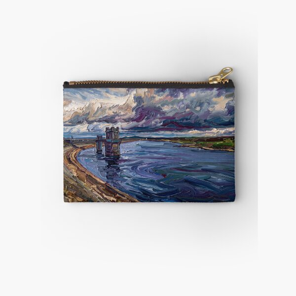 Item preview, Warland Reservoir Impasto Landscape designed and sold by ArtworkNorth.