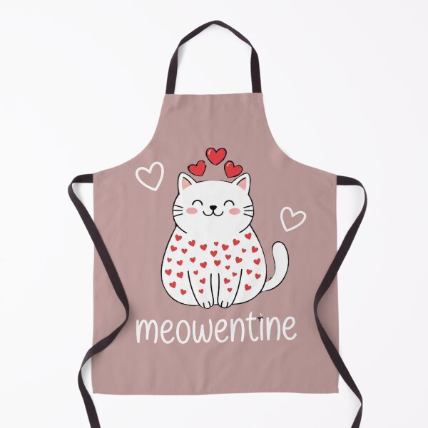 Item preview, Meowentine Adorable Valentine's Day Cat Graphic with Hearts designed and sold by CreativeNest Prints.