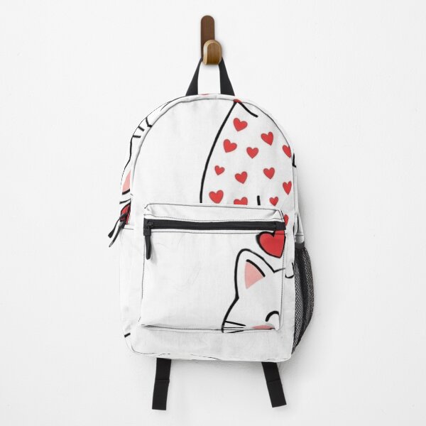 Item preview, Meowentine Adorable Valentine's Day Cat Graphic with Hearts designed and sold by CreativeNest Prints.