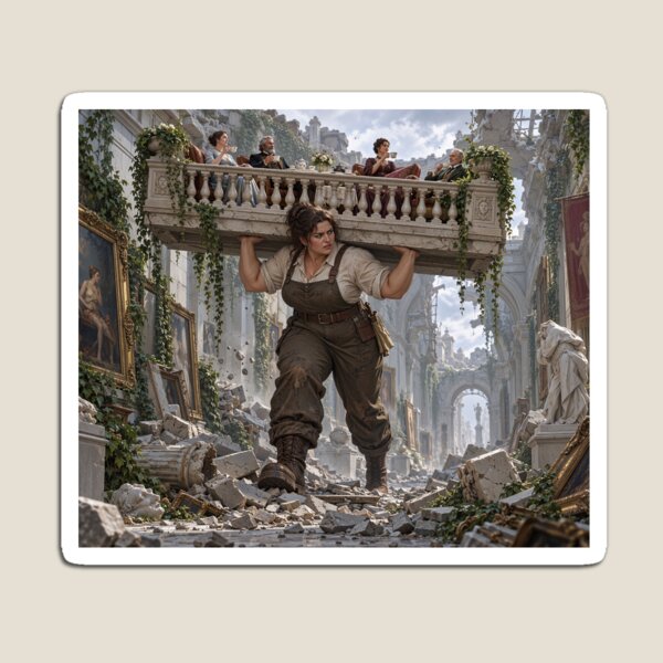 Item preview, Giantess Carrying Balcony with People designed and sold by CathryneDelamort.