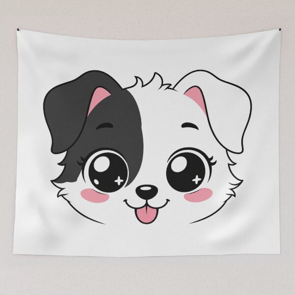 Item preview, Cute Kawaii Dog Face - Adorable Puppy Lover Design designed and sold by StyxIND.
