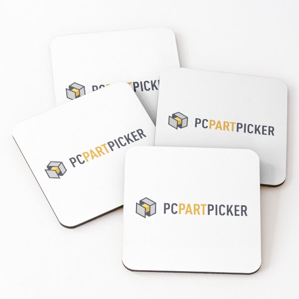 Item preview, PCPartPicker Box Icon Logo on Black Background designed and sold by modghtr.