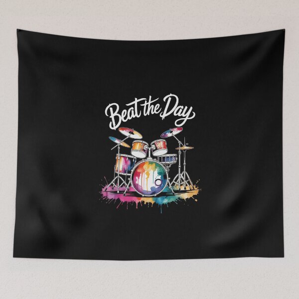 Item preview, Beat the Day — Color Splash Drums   designed and sold by jkrphoto.