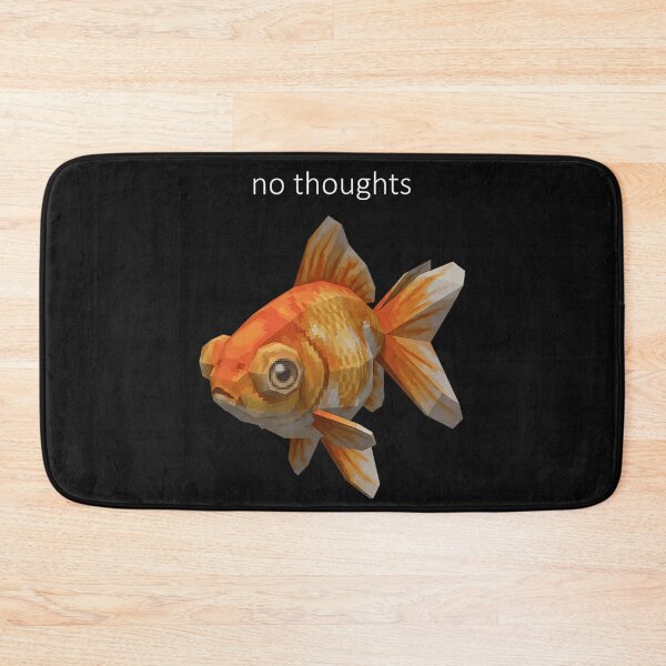 Item preview, No Thoughts Goldfish Meme Animal Lover designed and sold by BrockmeyeSB.