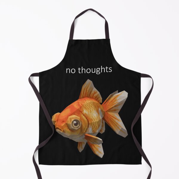 Item preview, No Thoughts Goldfish Meme Animal Lover designed and sold by BrockmeyeSB.