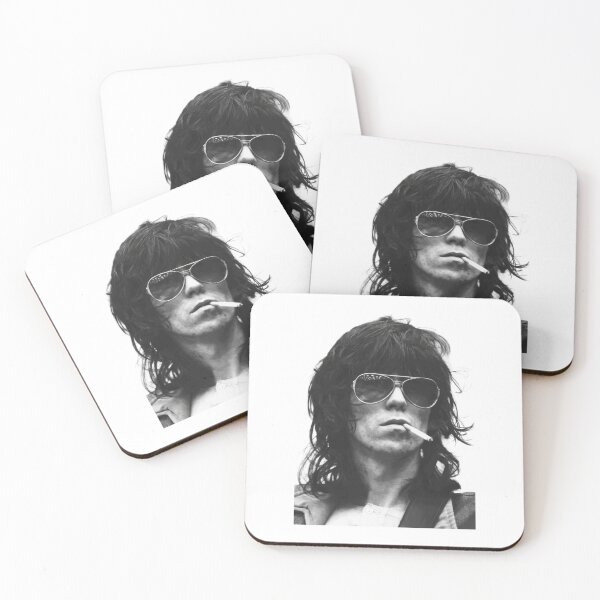 Item preview, keith richards classic sunglasses cigarette portrait designed and sold by EricJohnSlaney.