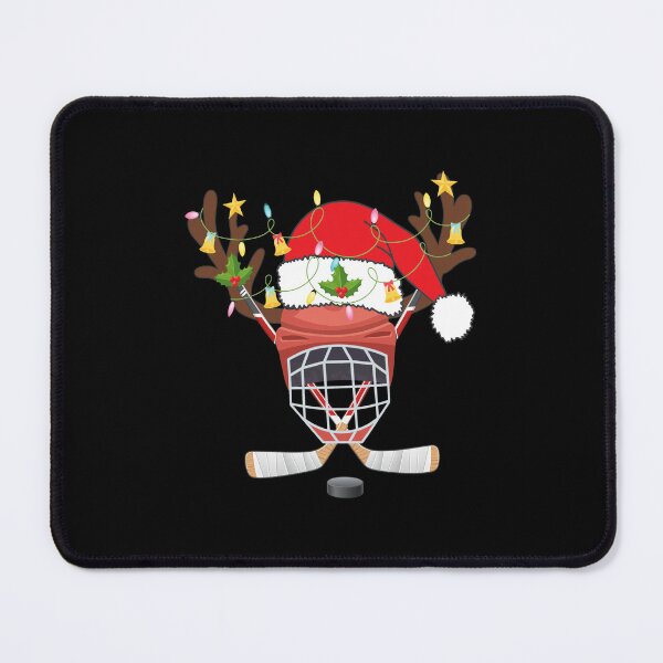 Item preview, Christmas Reindeer Hockey Helmet Mascot designed and sold by CHLOHNSON.