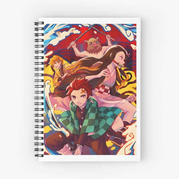 Item preview, Demon Slayer Inspired Anime Art Design Featuring Dynamic Characters and Vibrant Colors designed and sold by mcmoofly.