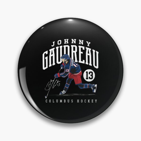 Item preview, Johnny Gaudreau 13 Columbus Hockey Vintage Tribute designed and sold by CHLOHNSON.