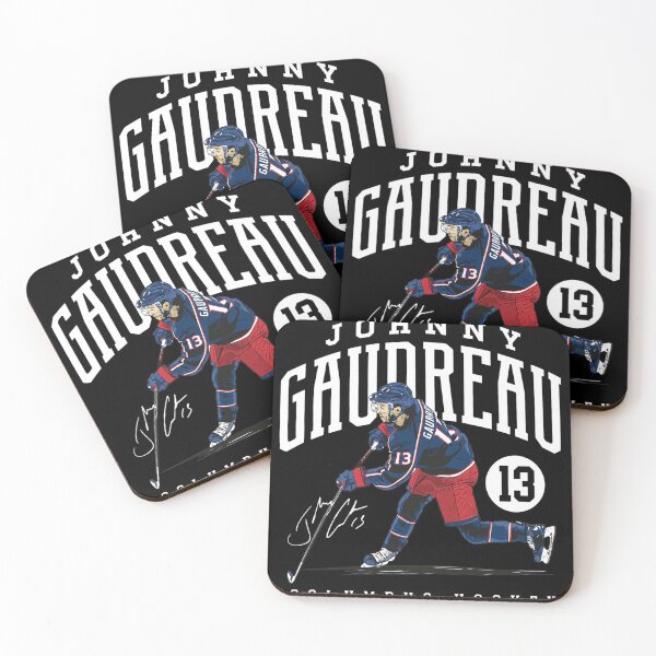Item preview, Johnny Gaudreau 13 Columbus Hockey Vintage Tribute designed and sold by CHLOHNSON.