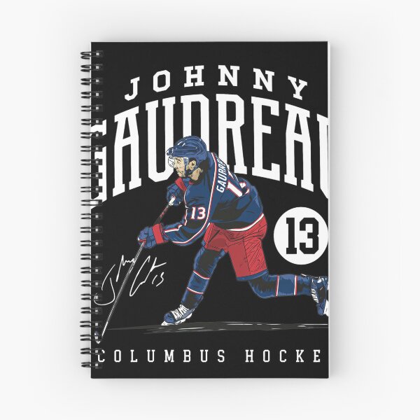 Item preview, Johnny Gaudreau 13 Columbus Hockey Vintage Tribute designed and sold by CHLOHNSON.