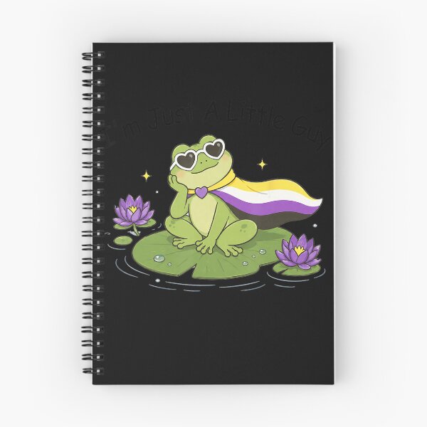 Item preview, I'm Just A Little Guy Nonbinary Pride Frog LGBTQ designed and sold by BrockmeyeSB.