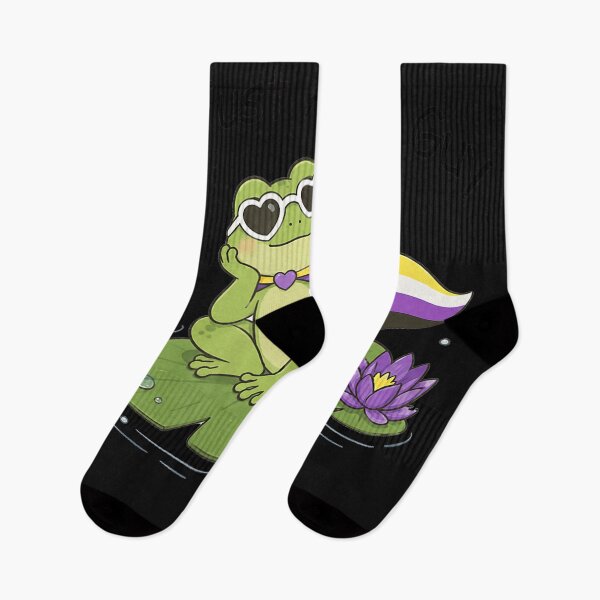 Item preview, I'm Just A Little Guy Nonbinary Pride Frog LGBTQ designed and sold by BrockmeyeSB.