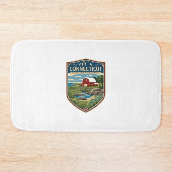 Item preview, Visit Connecticut The Charm Of New England Countryside State Travel Souvenir designed and sold by Star3NowForMe.
