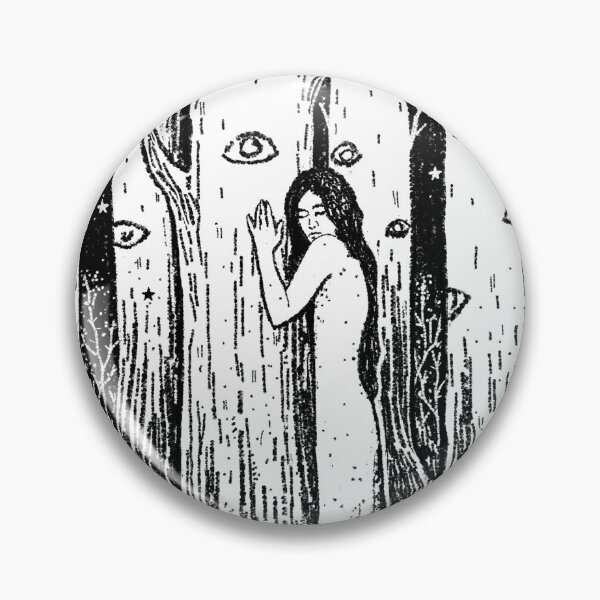 Item preview, The forest embrace - Slavic folk linocut art designed and sold by Yanuta.