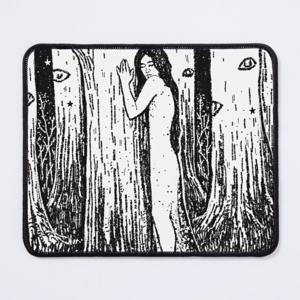 Item preview, The forest embrace - Slavic folk linocut art designed and sold by Yanuta.