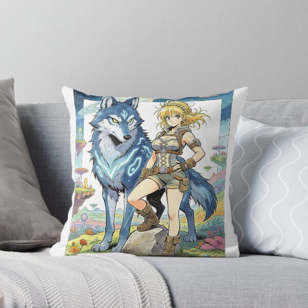 Item preview, Retro anime girl, alien land designed and sold by EduMaru.