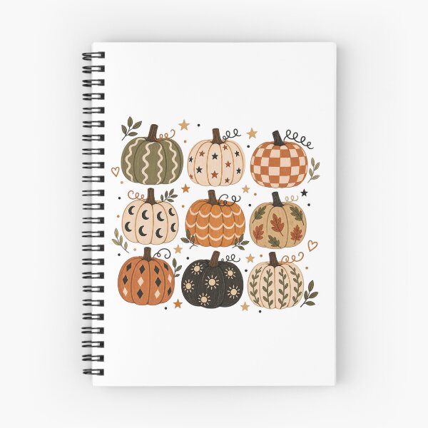 Item preview, Cozy Autumn Patterned Pumpkins Boho Fall Aesthetic designed and sold by DYALEEZ-XCR.
