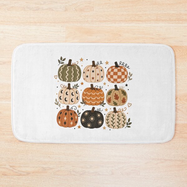 Item preview, Cozy Autumn Patterned Pumpkins Boho Fall Aesthetic designed and sold by DYALEEZ-XCR.