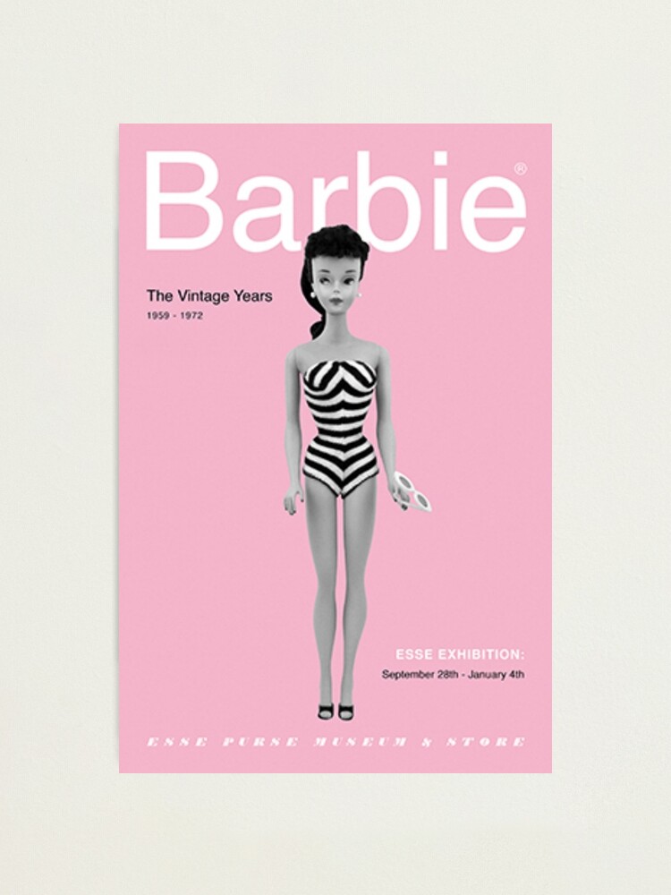 vintage barbie poster