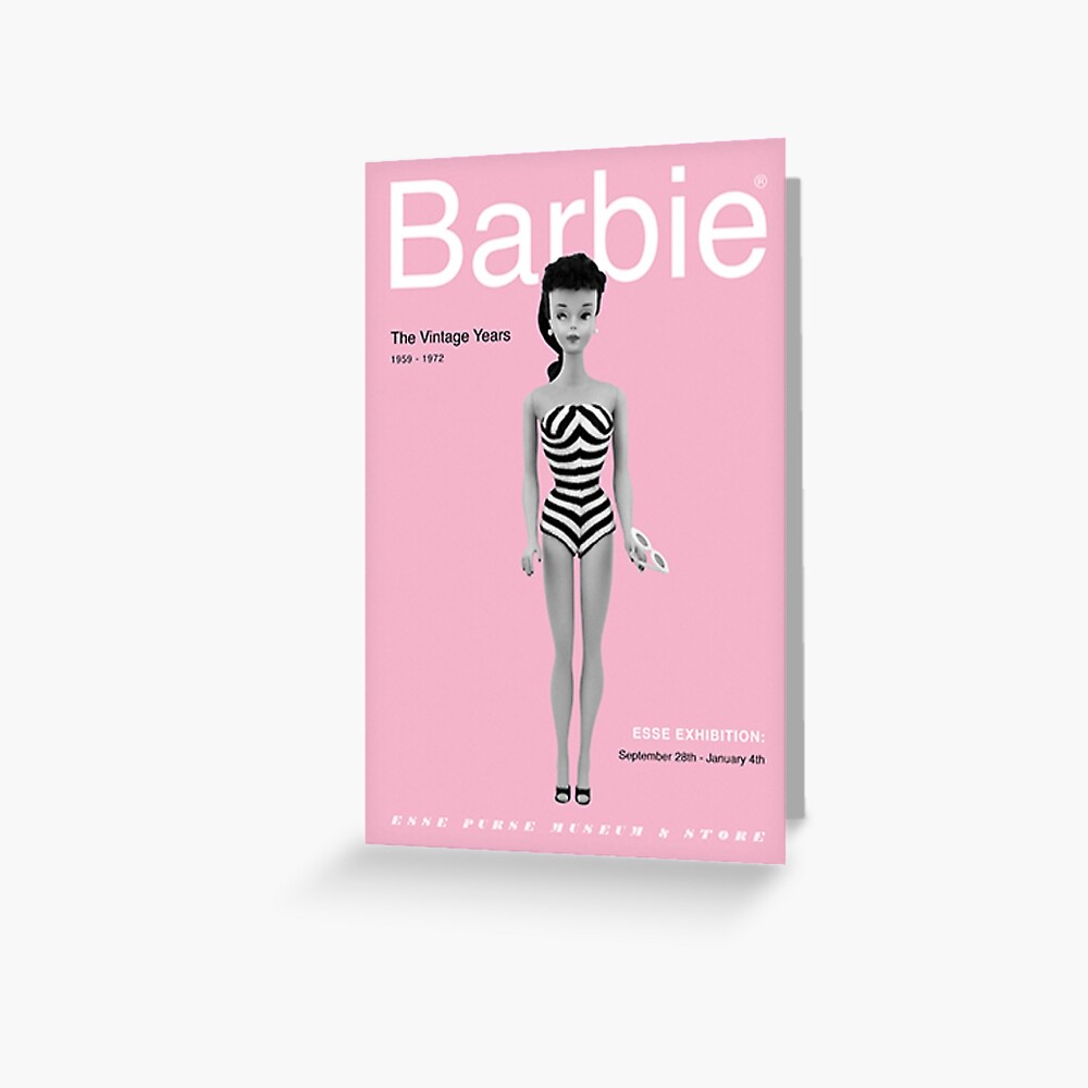 vintage barbie art prints
