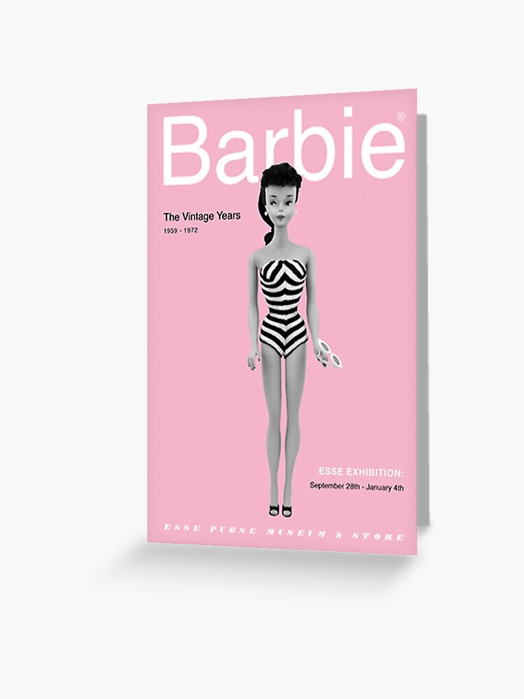 vintage barbie poster