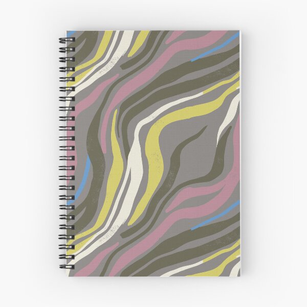 Item preview, Organic Waves and Retro Abstract Lines on a Dark Background designed and sold by Pattique.