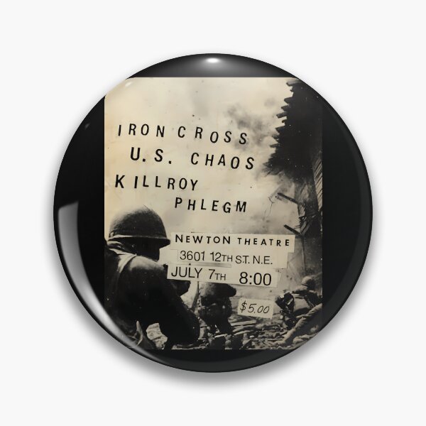 Item preview, Iron Cross Us Chaos Killroy Phlegm Flyer designed and sold by lucima-studio.
