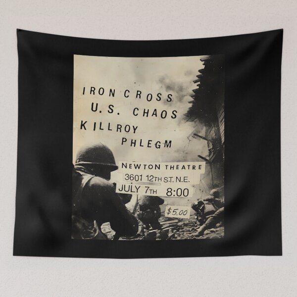Item preview, Iron Cross Us Chaos Killroy Phlegm Flyer designed and sold by lucima-studio.