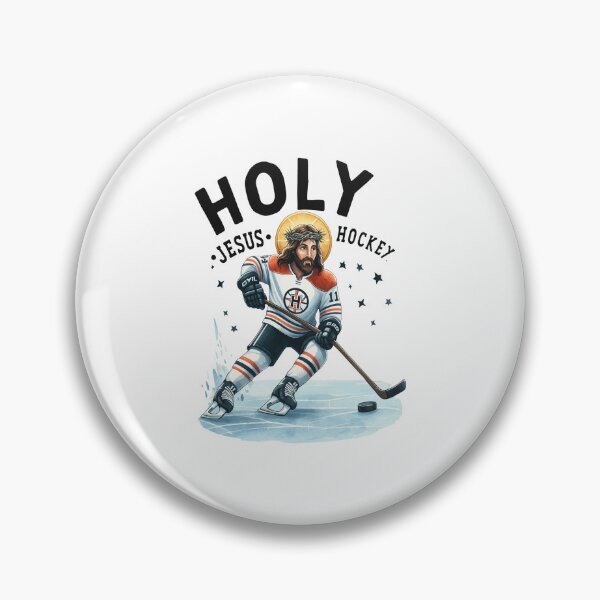 Item preview, Holy Jesus Hockey Savior designed and sold by CHLOHNSON.