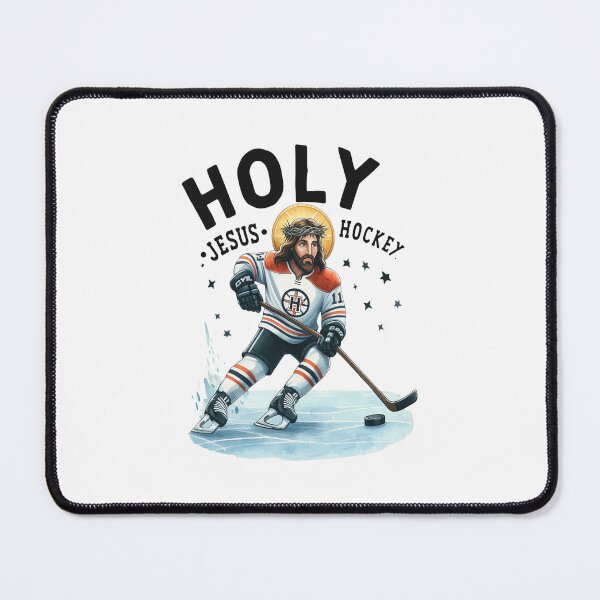 Item preview, Holy Jesus Hockey Savior  designed and sold by CHLOHNSON.