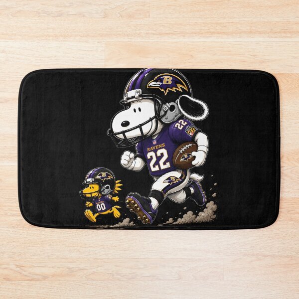 Item preview, Baltimore RavensSnoopy And Woodstock Players Football  designed and sold by ew7987049.