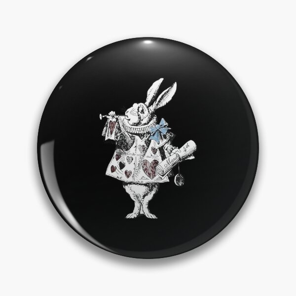 Item preview, White Rabbit Herald Illustration designed and sold by CHELSEONZALEZ.