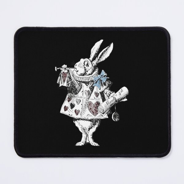 Item preview, White Rabbit Herald Illustration designed and sold by CHELSEONZALEZ.