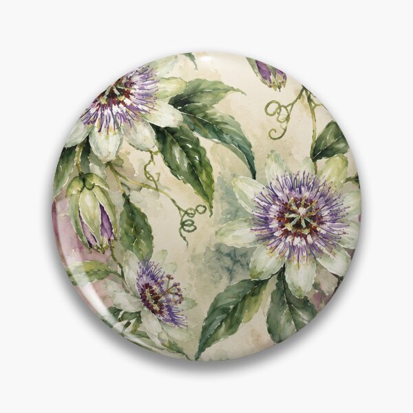 Item preview, Passionfruit Vine and Flowers designed and sold by PagesinaJournal.
