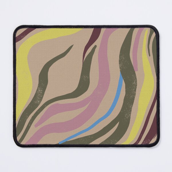 Item preview, Organic Waves and Retro Abstract Lines in Ginger Tone designed and sold by Pattique.