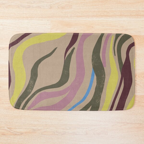Item preview, Organic Waves and Retro Abstract Lines in Ginger Tone designed and sold by Pattique.