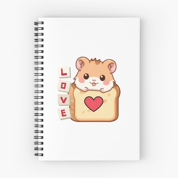 Item preview, Cute Hamster Toast Love Kawaii Breakfast Food designed and sold by yuki-hana.