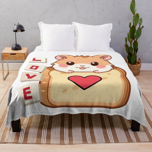 Item preview, Cute Hamster Toast Love Kawaii Breakfast Food designed and sold by yuki-hana.