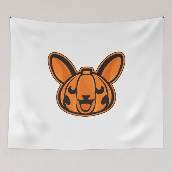 Item preview, Cute Halloween Pumpkin Bunny Jack O Lantern designed and sold by Arezaali.